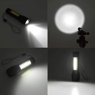 Mini LED taktická svítilna s USB dobíjením