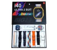 Chytré hodinky i40 Ultra 2 Suit 10 v 1 + sada 7 pásků